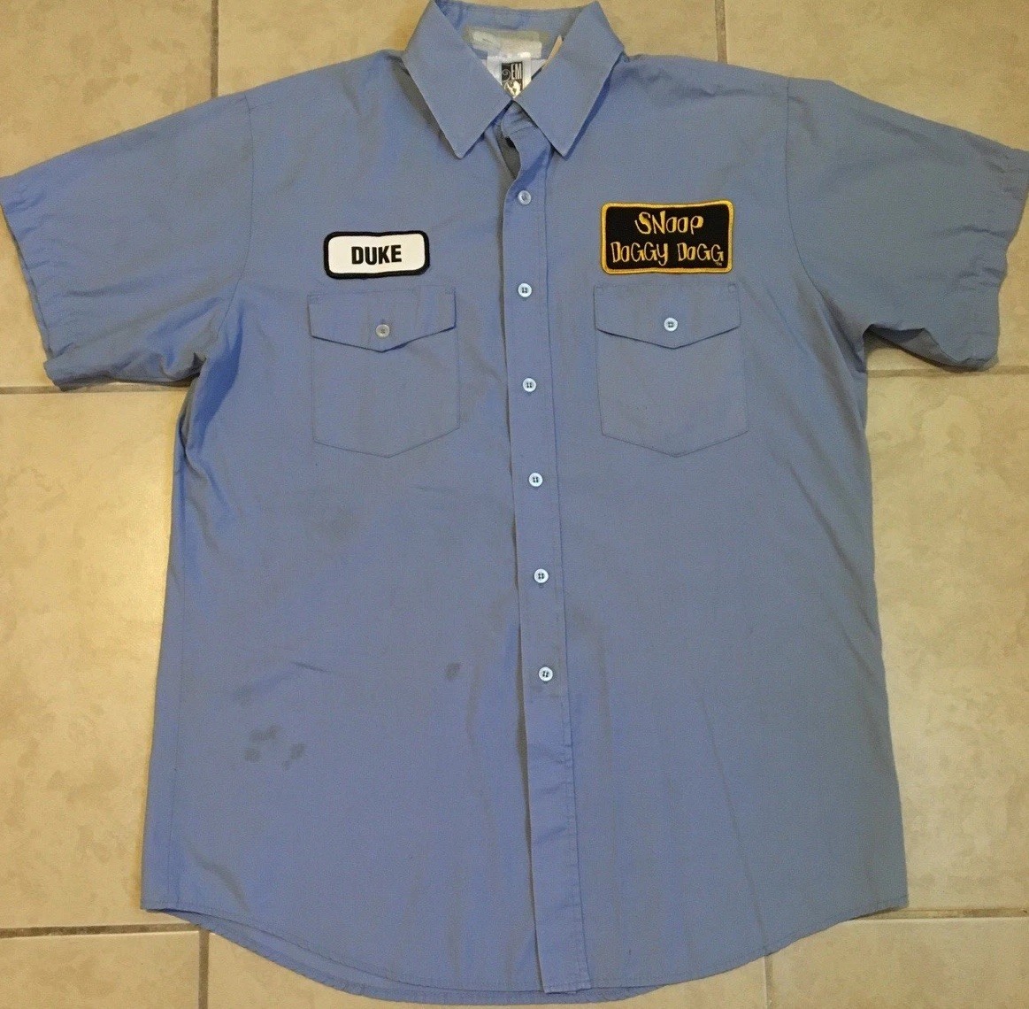 2Pac — Vtg Snoop Doggy Dogg Faded Work Shirt 