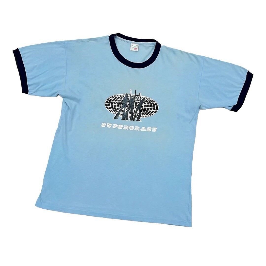 Supergrass — Logo Ringer Tee